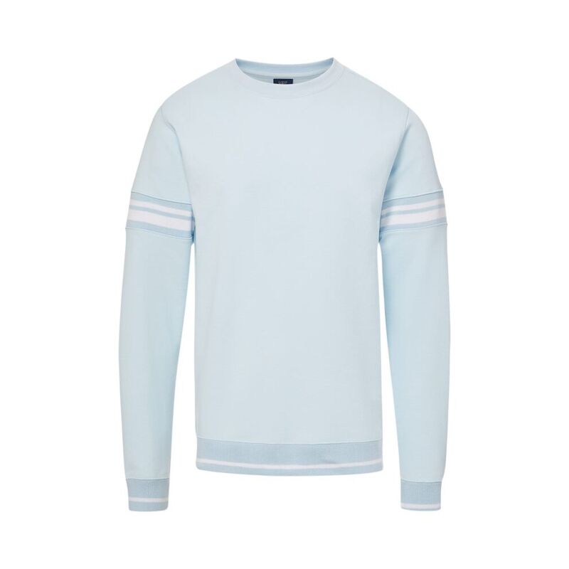 Men's Donovan Striped Crewneck Sweatshirt Thumbnail