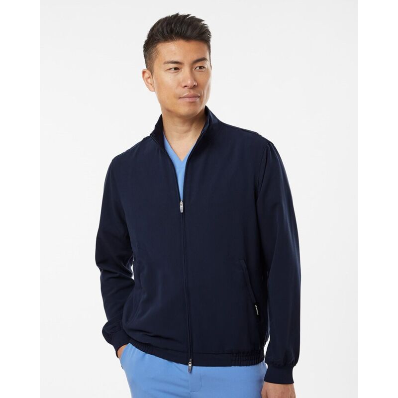 Men's Wolfe Everyday Full-Zip 6-Pocket Scrub Jacket Thumbnail