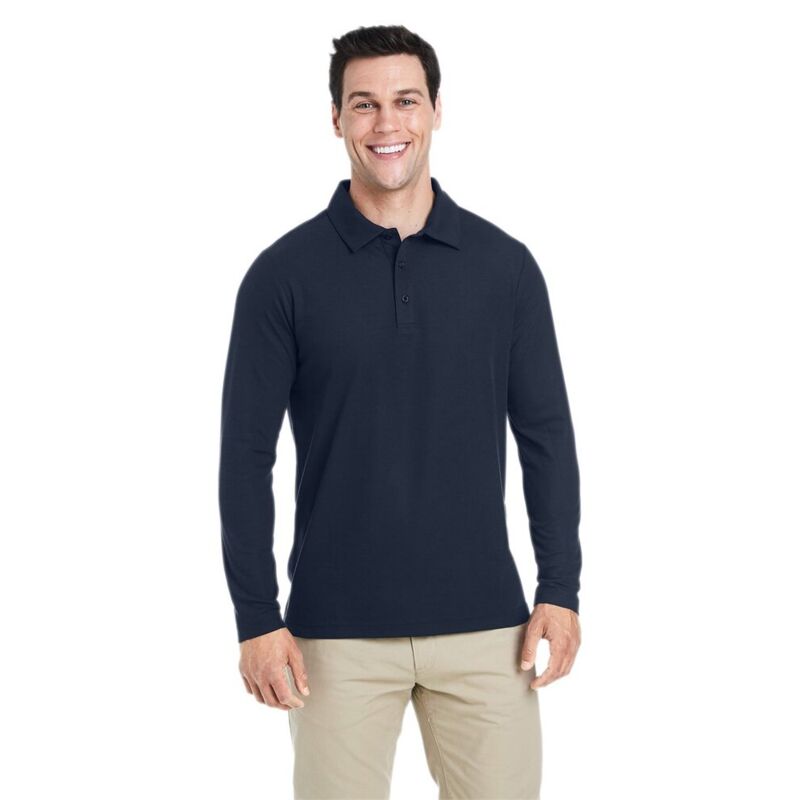 Men's Fusion ChromaSoft™ Long Sleeve Pique Polo Thumbnail