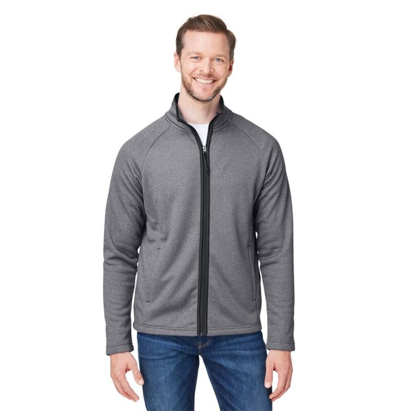 Men's Venture Heathered Stripe Full-Zip Thumbnail