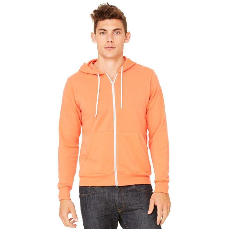 Unisex Sponge Fleece Full-Zip Hoodie Sweatshirt Thumbnail