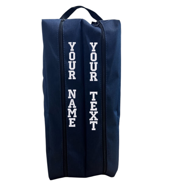 One Piece Western Boot Bag with Name & Label on Zipper Thumbnail